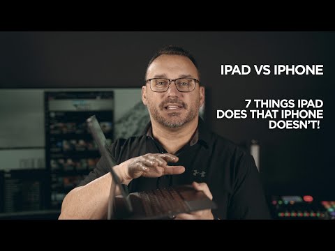 What can iPad do that iPhone cant?